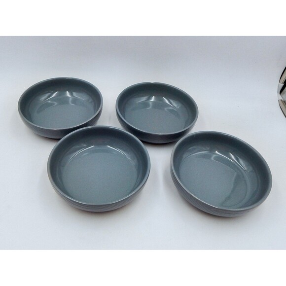 Temp-tations by Tara Woodland Gray 6.5 Inch Cereal Salad Soup Bowls Set of 4 - Picture 1 of 13